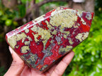 Polished Bastite Dragons Blood Stone Points x 2 From Tshipise, South Africa - Toprock Gemstones and Minerals 
