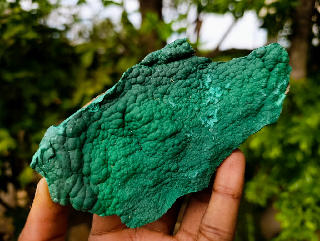 Natural Crystalline and Botryoidal Malachite Specimens x 4 From Tenke Fungurume, Congo - Toprock Gemstones and Minerals 