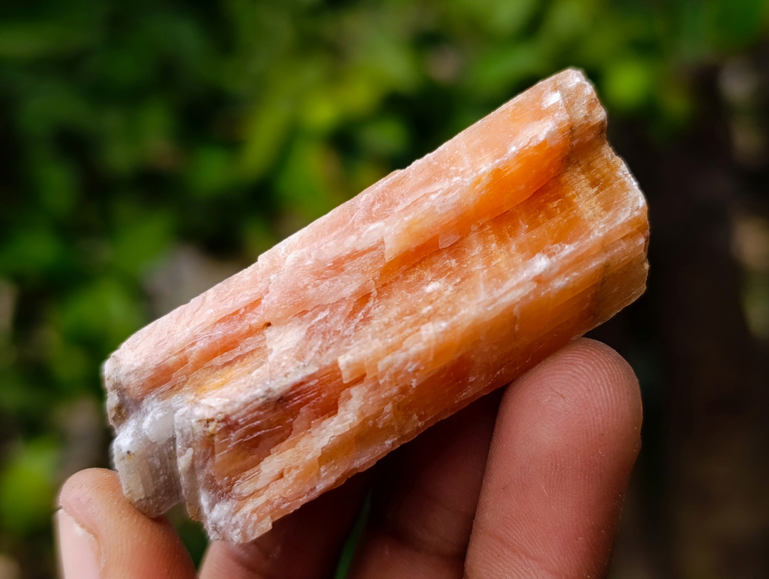 Natural Rhombohedral Sunset Orange Calcite Specimens x 35 From Spitzkop, Namibia - Toprock Gemstones and Minerals 