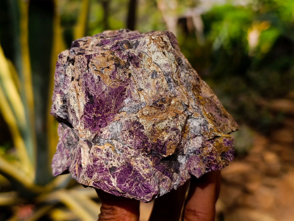 Natural Metallic Purpurite Cobbed Specimens x 3 From Erongo, Namibia - Toprock Gemstones and Minerals 