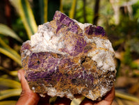 Natural Metallic Purpurite Cobbed Specimens x 3 From Erongo, Namibia - Toprock Gemstones and Minerals 