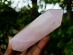 Polished Rose Quartz Crystal Points x 3 From Ambatondrazaka, Madagascar - Toprock Gemstones and Minerals 