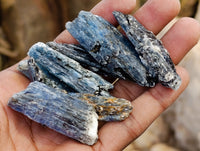 Natural Fluorescent Kyanite Crystals x 1.84 Kg Lot From Karoi, Zimbabwe - Toprock Gemstones and Minerals 