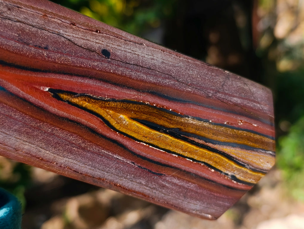 Polished Banded Tiger Iron Jasper Tower x 1 From Northern Cape, South Africa - Toprock Gemstones and Minerals 