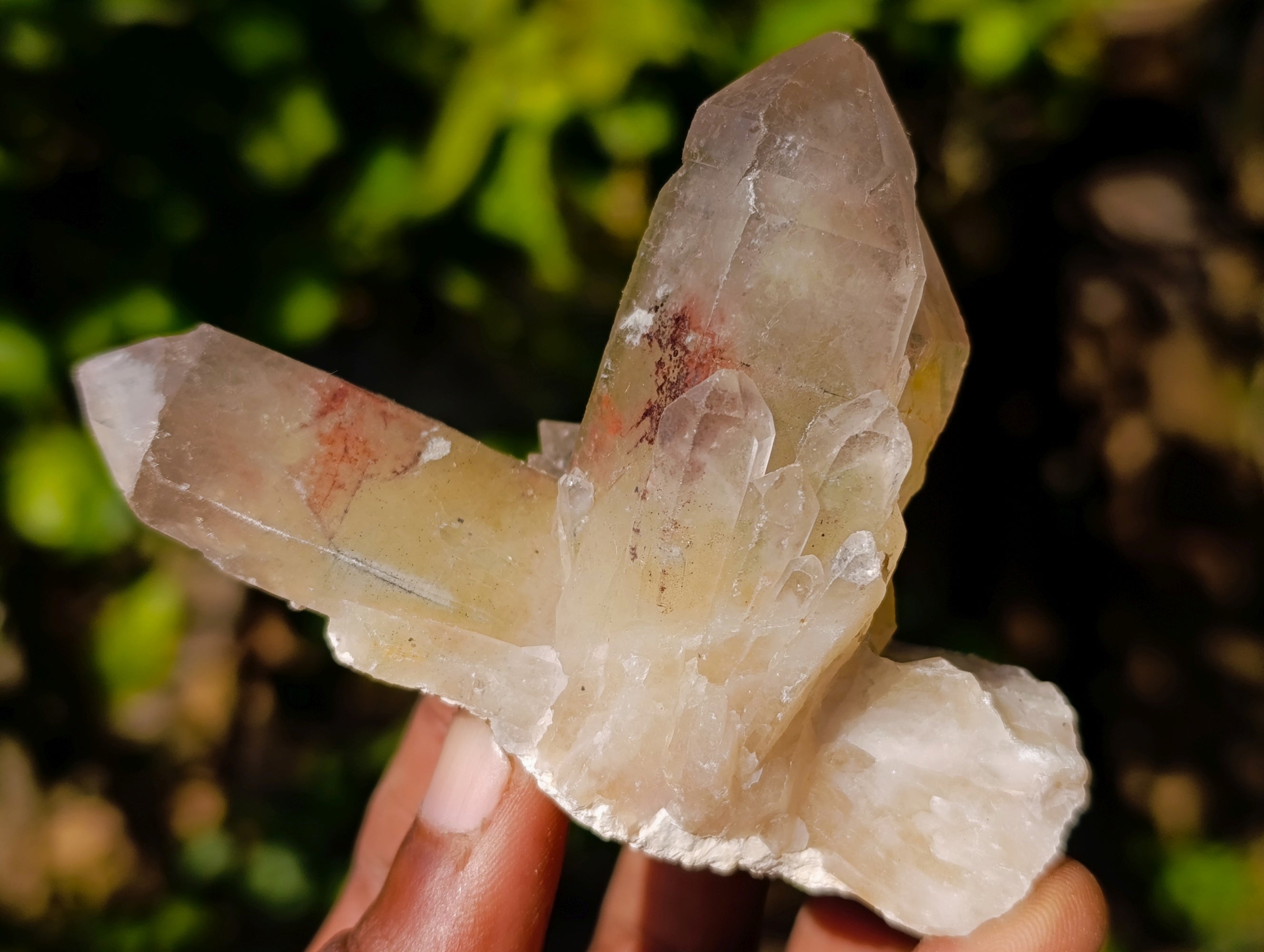 Natural Red Hematoid Quartz Crystals x 12 From Karoi, Zimbabwe - Toprock Gemstones and Minerals 