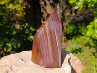 Polished Banded Tiger Iron Points x 2 From Northern Cape, South Africa - Toprock Gemstones and Minerals 
