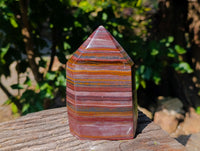 Polished Banded Tiger Iron Points x 2 From Northern Cape, South Africa - Toprock Gemstones and Minerals 