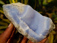 Natural Blue Lace Agate Geode x 12 From Nsanje, Malawi - Toprock Gemstones and Minerals 