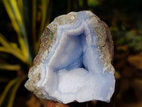 Natural Blue Lace Agate Geode x 12 From Nsanje, Malawi - Toprock Gemstones and Minerals 