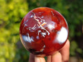 Polished Carnelian Agate Spheres x 6 From Madagascar - Toprock Gemstones and Minerals 
