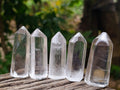 Polished Small Clear Quartz Crystals x 20 From Madagascar - Toprock Gemstones and Minerals 
