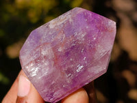 Polished Window Amethyst Quartz Points x 12 From Akansobe, Madagascar - Toprock Gemstones and Minerals 