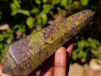 Polished Bastite Dragons Blood Stone Double Terminated Points x 5 From Tshipise, South Africa - Toprock Gemstones and Minerals 