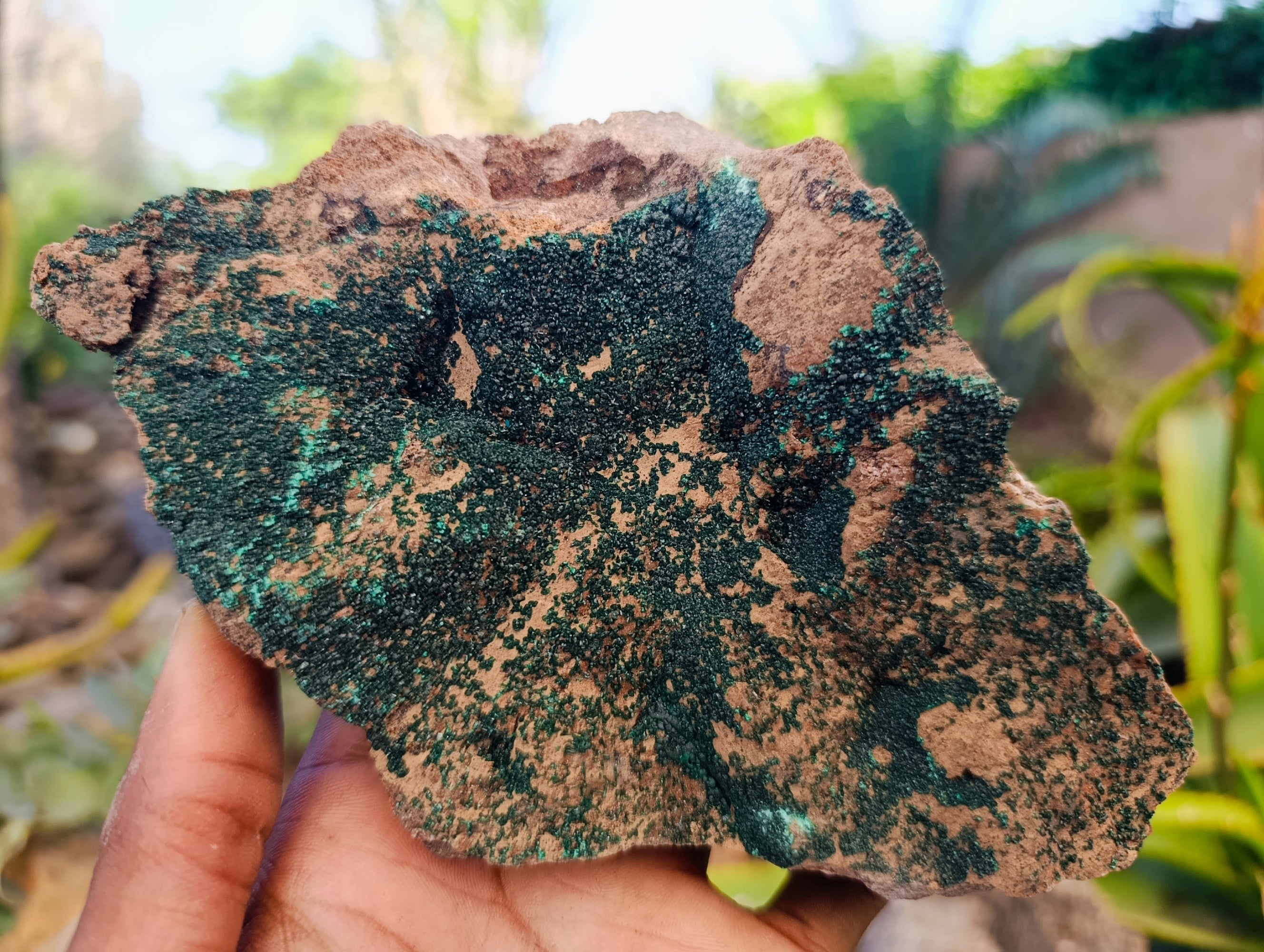 Natural Crystalline Malachite Specimens x 2 From Tenke Fungurume, Congo - Toprock Gemstones and Minerals 