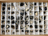 Natural Schorl Black Tourmaline Specimens with some Orthoclase, Smokey Quartz and Hyalite Opal x 70 From Erongo, Namibia - Toprock Gemstones and Minerals 