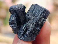 Natural Schorl Black Tourmaline Specimens with some Orthoclase, Smokey Quartz and Hyalite Opal x 70 From Erongo, Namibia - Toprock Gemstones and Minerals 