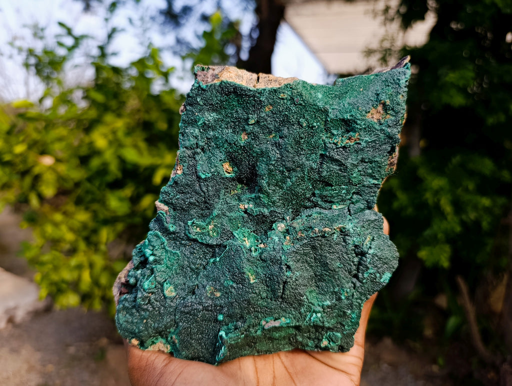 Natural Crystalline Malachite Specimens x 2 From Tenke Fungurume, Congo - Toprock Gemstones and Minerals 