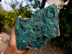 Natural Crystalline Malachite Specimens x 2 From Tenke Fungurume, Congo - Toprock Gemstones and Minerals 