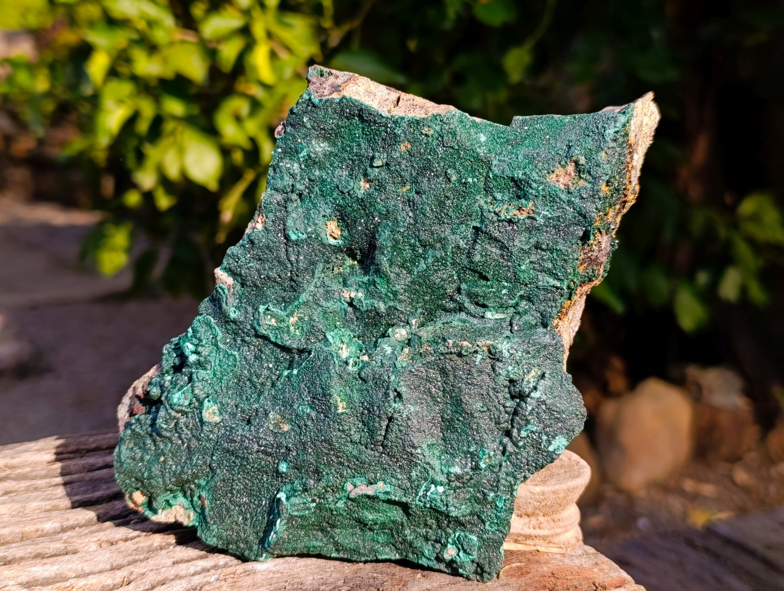 Natural Crystalline Malachite Specimens x 2 From Tenke Fungurume, Congo - Toprock Gemstones and Minerals 