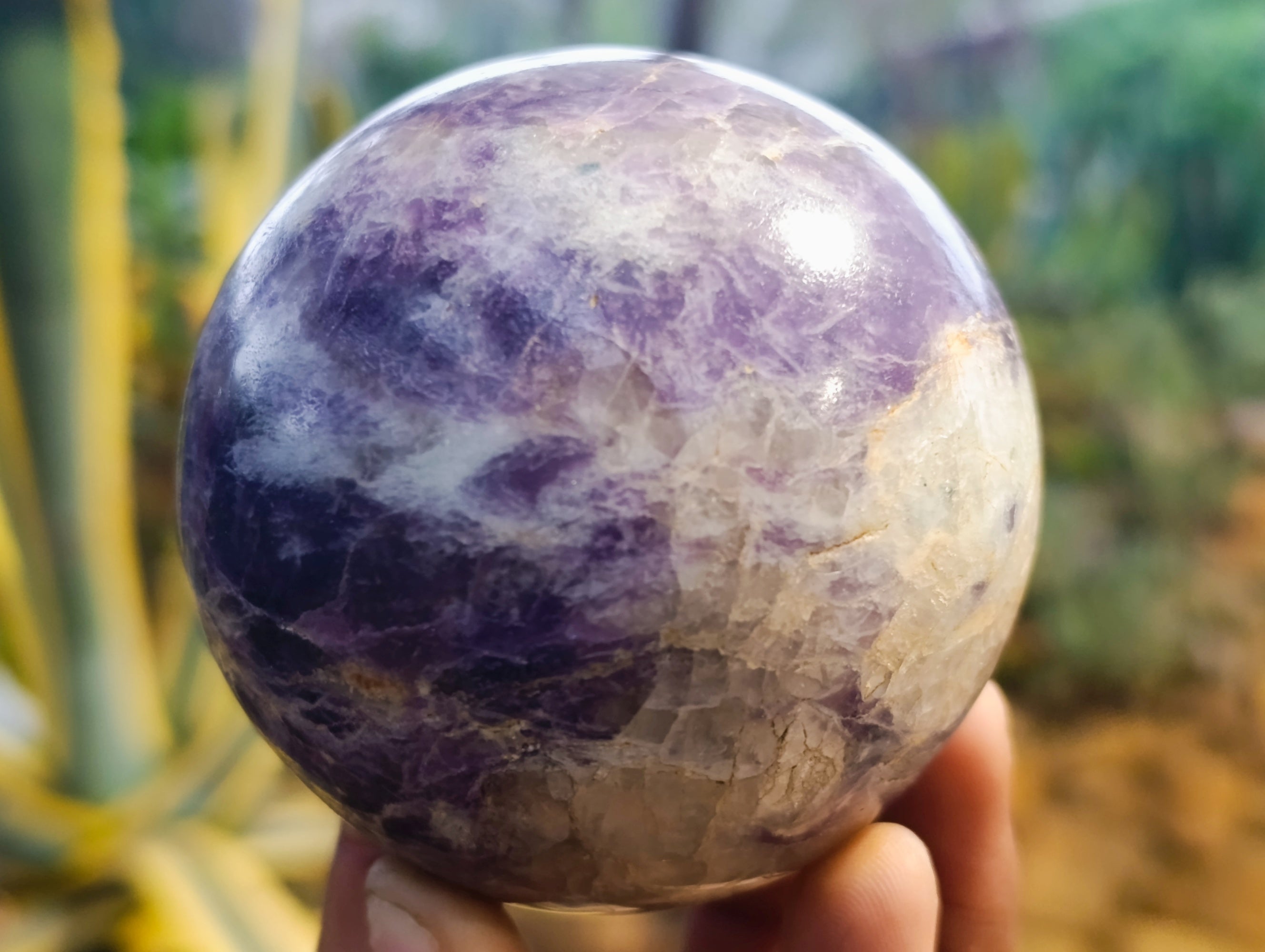 Polished Lepidolite with Pink Rubellite Spheres x 2 From Ambatondrazaka, Madagascar - Toprock Gemstones and Minerals 