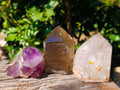 Polished Mix of Selected Crystal Points x 3 From Madagascar - Toprock Gemstones and Minerals 