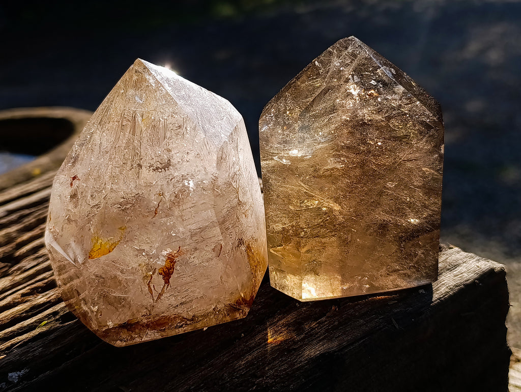 Polished Mix of Selected Crystal Points x 3 From Madagascar - Toprock Gemstones and Minerals 