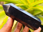 Polished Black Basalt Double Terminated Points x 12 From Antsirabe, Madagascar - Toprock Gemstones and Minerals 