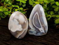 Polished Red Sashe River Agate Standing Free Forms x 6 From Zimbabwe - Toprock Gemstones and Minerals 