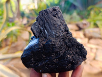 Natural Schorl Black Tourmaline Specimens x 3 From Erongo, Namibia - Toprock Gemstones and Minerals 