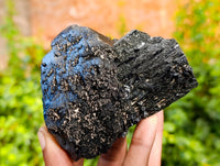 Natural Schorl Black Tourmaline Specimens x 3 From Erongo, Namibia - Toprock Gemstones and Minerals 