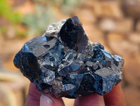 Natural Schorl Black Tourmaline with Hyalite Opal x 12 From Erongo, Namibia - Toprock Gemstones and Minerals 