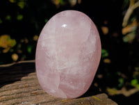 Polished Rose Quartz Standing Free Forms x 3 From Ambatondrazaka, Madagascar - Toprock Gemstones and Minerals 