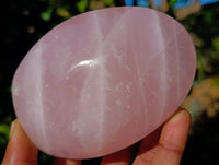 Polished Rose Quartz Standing Free Forms x 3 From Ambatondrazaka, Madagascar - Toprock Gemstones and Minerals 