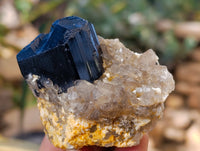 Natural Schorl Black Tourmaline and Smokey Quartz with Hyalite Opal x 12 From Erongo, Namibia - Toprock Gemstones and Minerals 
