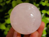 Polished AA Grade Star Rose Quartz Spheres x 8 From Ambatondrazaka, Madagascar - Toprock Gemstones and Minerals 