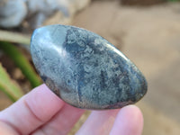 Polished Rare Pharaoh Stone Pyrite in Basalt Palm Stones x 6 Iron Duke Mine, Zimbabwe - Toprock Gemstones and Minerals 