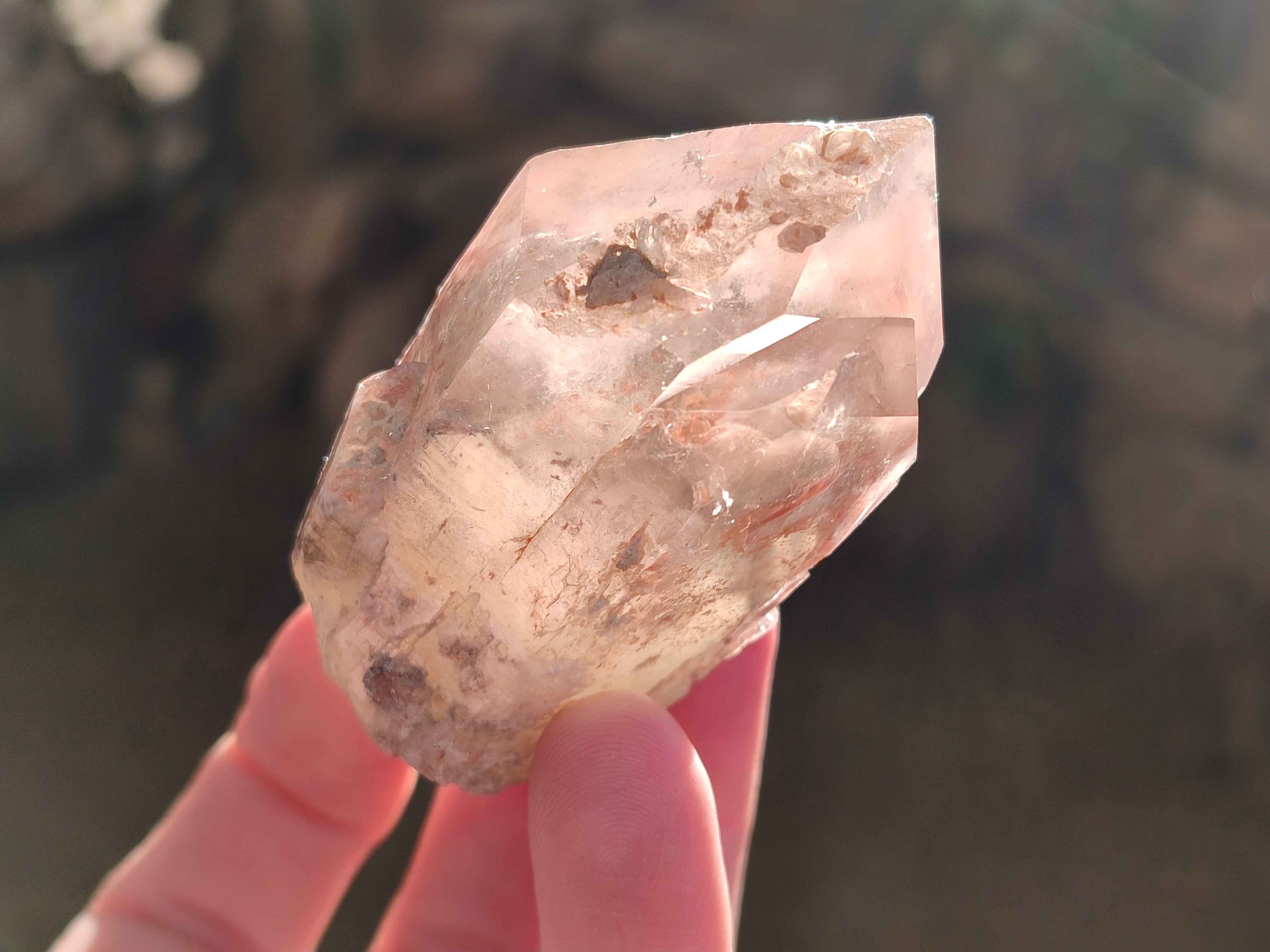 Natural Red Hematoid Quartz Clusters x 12 From Karoi, Zimbabwe - Toprock Gemstones and Minerals 