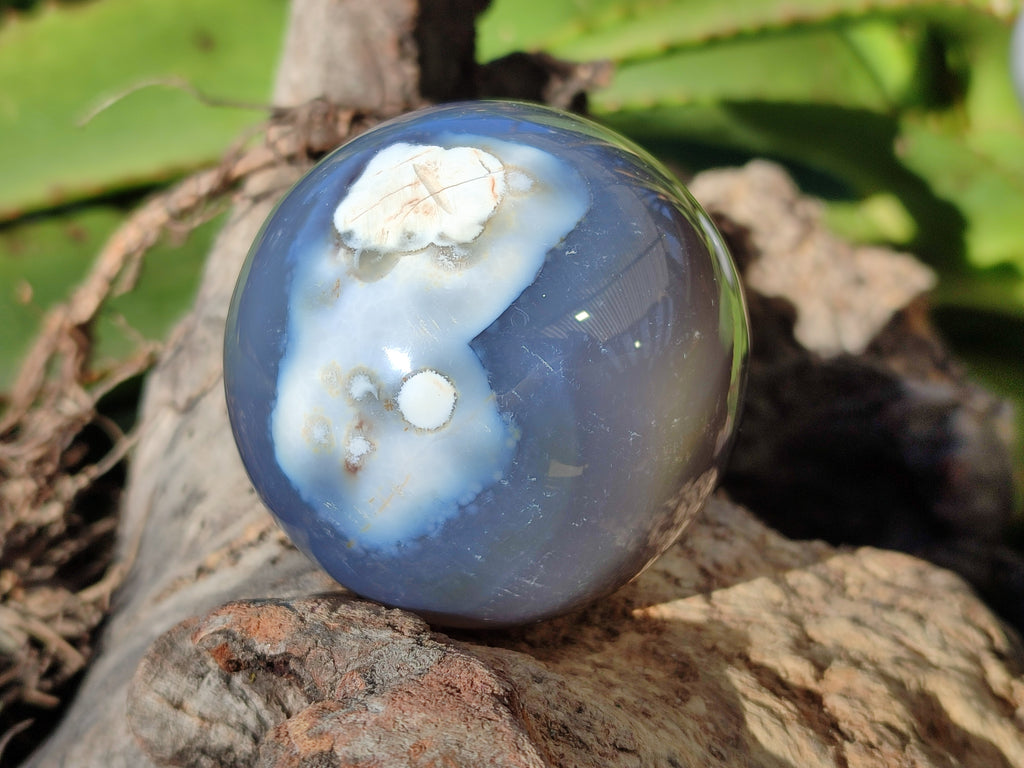 Polished Banded Agate Spheres x 4 From Madagascar - Toprock Gemstones and Minerals 