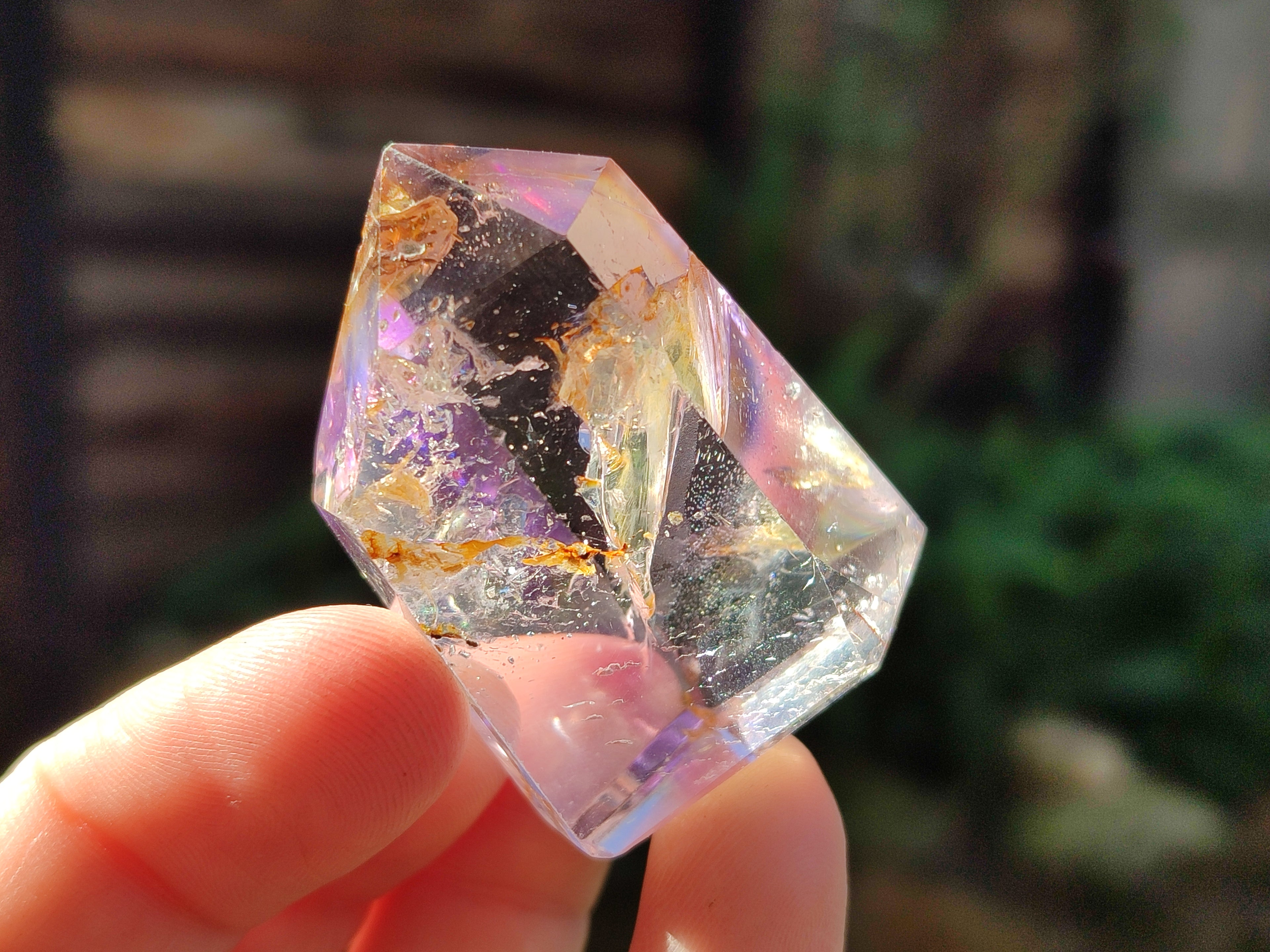 Polished Smokey Window Amethyst Quartz Points x 12 From Akansobe, Madagascar - Toprock Gemstones and Minerals 