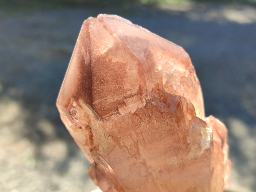 Natural Red Hematoid Quartz Clusters x 3 From Karoi, Zimbabwe - Toprock Gemstones and Minerals 