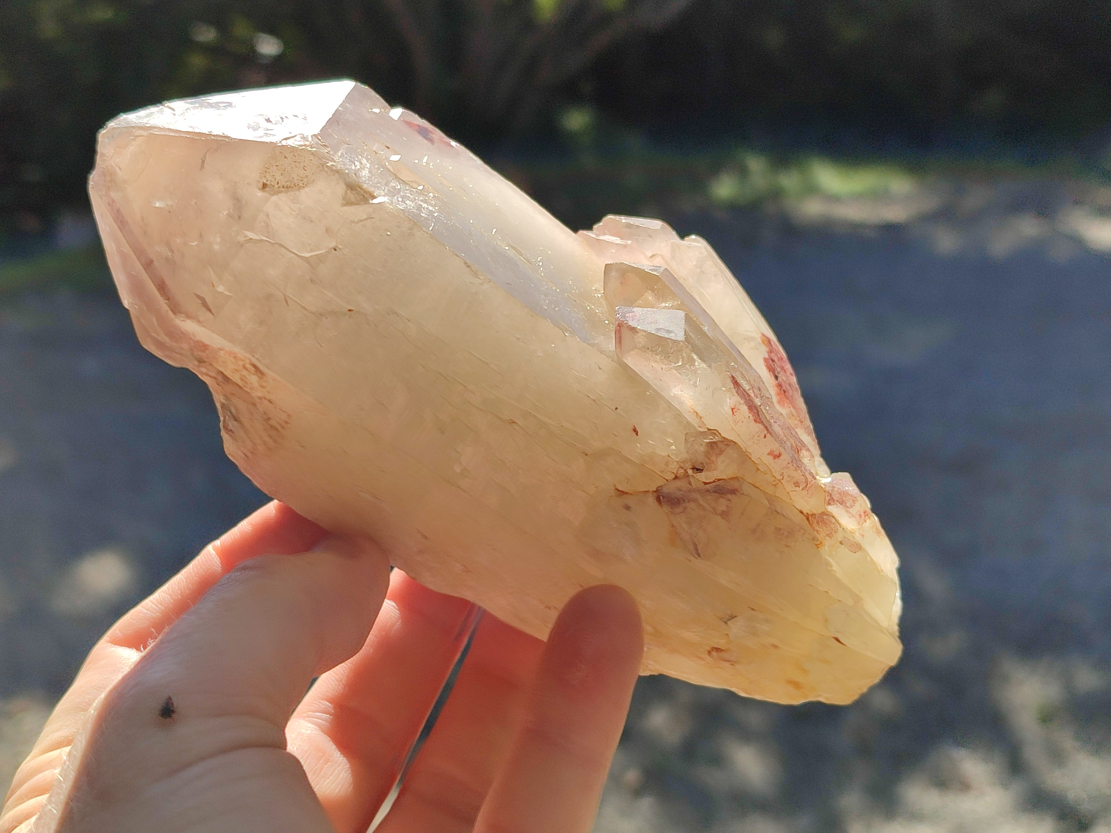 Natural Red Hematoid Quartz Clusters x 3 From Karoi, Zimbabwe - Toprock Gemstones and Minerals 