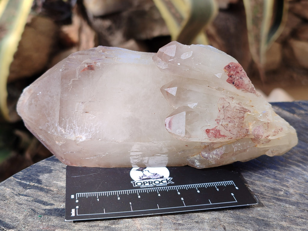 Natural Red Hematoid Quartz Clusters x 3 From Karoi, Zimbabwe - Toprock Gemstones and Minerals 