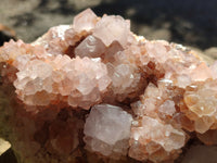 Natural Hematoid Orange and Lilac Spirit Quartz Cluster x 1 From South Africa - Toprock Gemstones and Minerals 