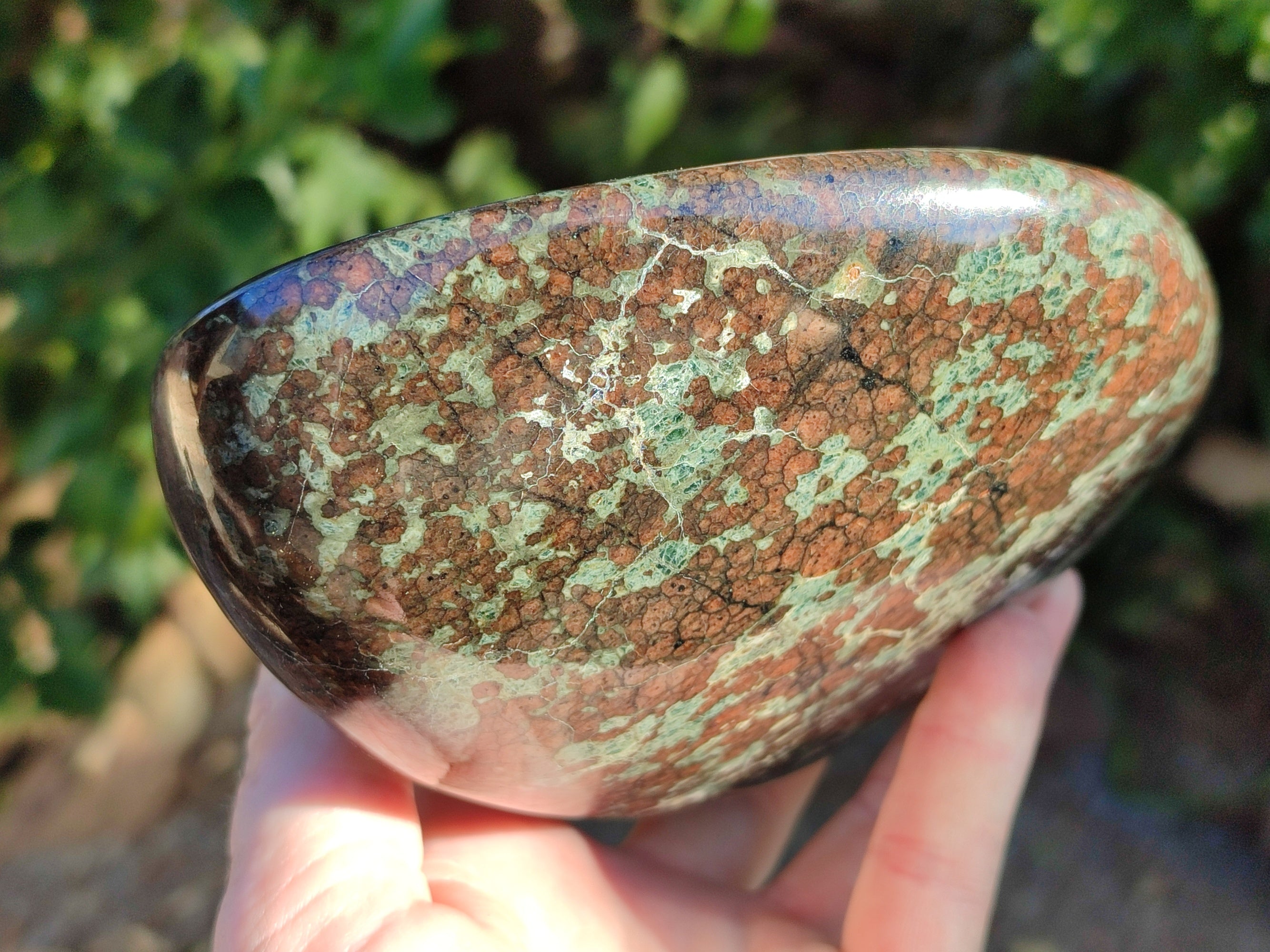 Polished Rare Eclogite Garnet Standing Free Form x 1 From Northern Cape, South Africa - Toprock Gemstones and Minerals 