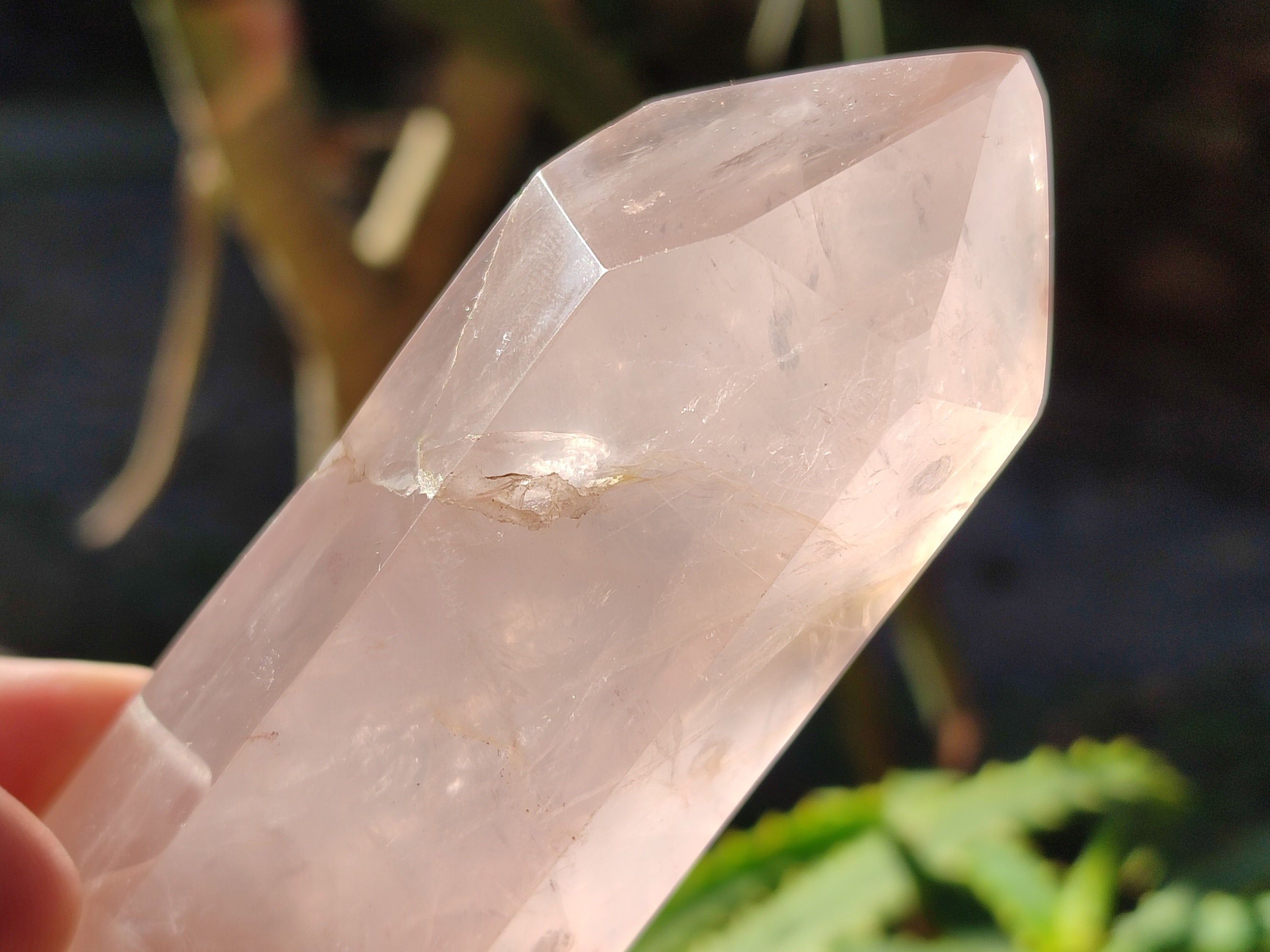 Polished Rose Quartz Crystal Points x 4 From Ambatondrazaka, Madagascar - Toprock Gemstones and Minerals 