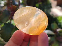 Polished Golden Healer Quartz Palm Stones x 20 From Madagascar