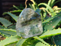 Polished Mixed Inclusion Quartz Crystals Including Citrine x 12 from Madagascar