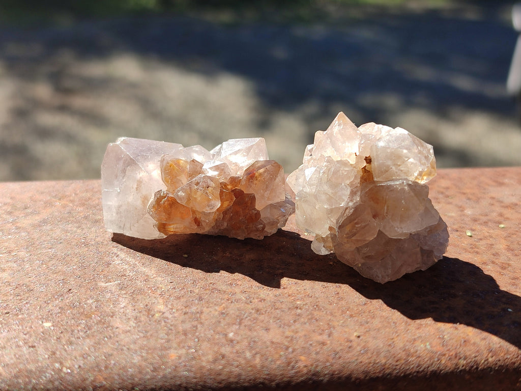 Natural Sunburst Amethyst Spirit Quartz Clusters x 70 From South Africa - Toprock Gemstones and Minerals 