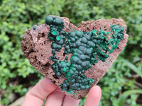 Natural Ball Malachite and Drusy Quartz On Dolomite Matrix Specimens x 2 From Kambove, Congo
