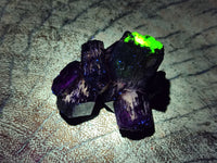 Natural Schorl Black Tourmaline on Orthoclase Specimens with some Hyalite Opal x 20 From Erongo, Namibia